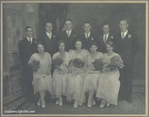 Class of 1932, looking exceptionally sharp!  Courtesy of Sue Caward