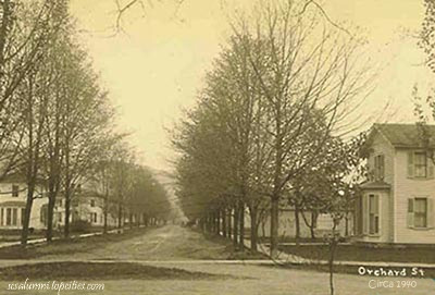 Orchard Street, Savona, New York - Circa 1940