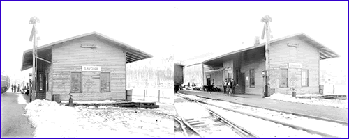 Savona Station, Erie Railroad (Circa 1909) Savona Station, Erie Railroad (Circa 1909)